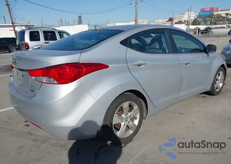 2013 Hyundai Elantra Limited from USA, damaged, VIN KMHDH4AE5DU523696